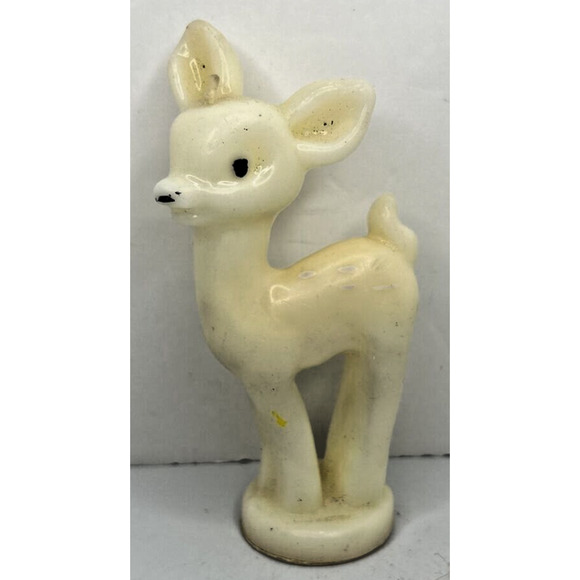 Vintage Socony-Vacuum Deer Candle 5" SKU H713 - Picture 1 of 3